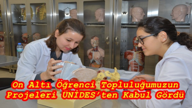 On Altı Öğrenci Topluluğumuzun Projeleri ÜNİDES’ten Kabul Gördü