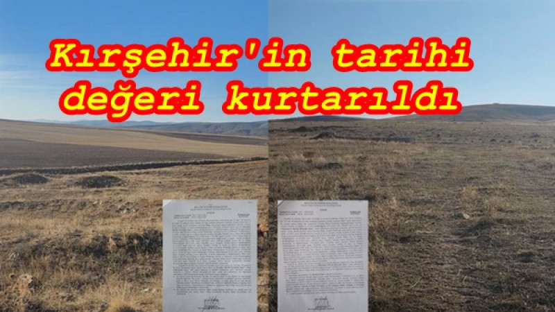 Kırşehir'in tarihi değeri kurtarıldı