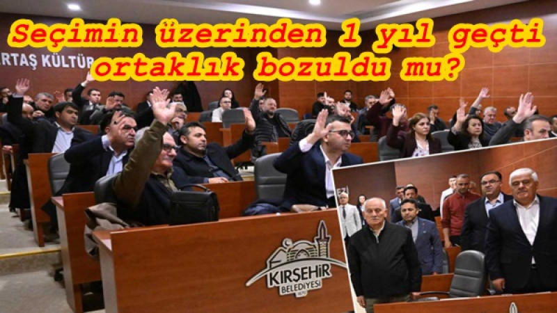 Seçimin üzerinden 1 yıl geçti ortaklık bozuldu mu?