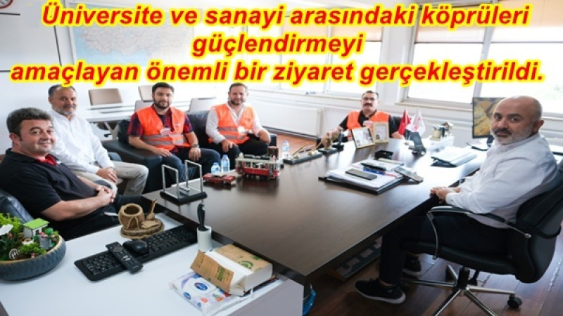 Üniversite-Sanayi İşbirliği İçin Önemli Ziyaret: Fakülte Heyeti Petlas'ta