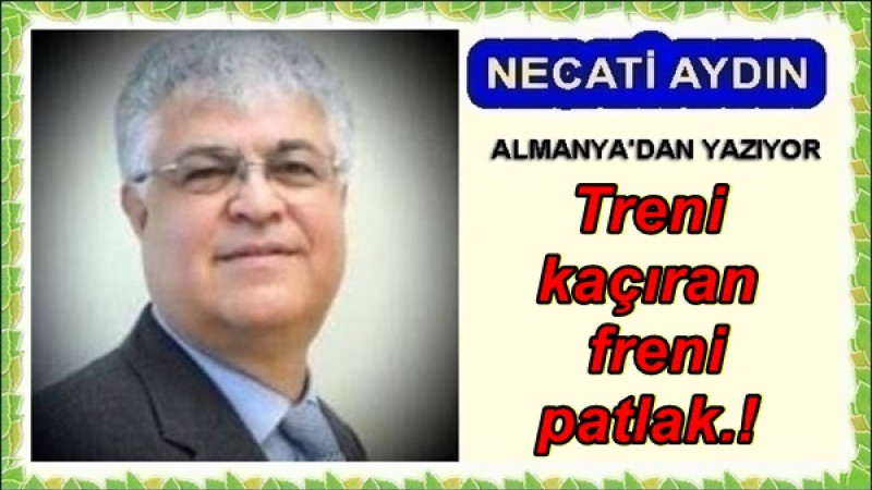 Treni kaçıran freni patlak.! 