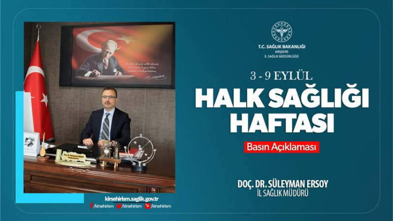  Bu haftanın amacı halk sağlığının ve koruyucu sağlık hizmetlerinin önemini vurgulamak