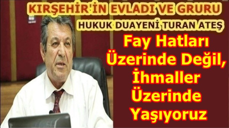 Deprem Değil, İhmal Öldürüyor