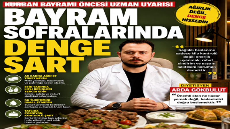 Bayram Sofralarında Denge Uyarısı