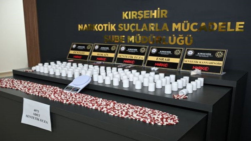 Kırşehir’de Narkotik Operasyonu: Çok Sayıda Uyuşturucu Madde Ele Geçirildi