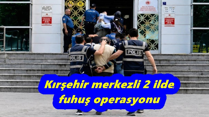 Kırşehir merkezli 2 ilde düzenlenen fuhuş operasyonunda 6 kişi gözaltına alındı. 