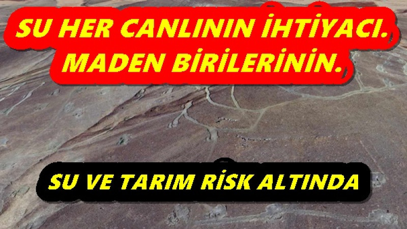 SU HER CANLININ İHTİYACI.MADEN BİRİLERİNİN.
