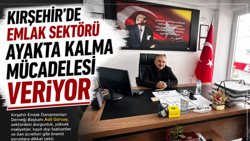 Kırşehir’de Emlak Sektörü Ayakta Kalma Mücadelesi Veriyor